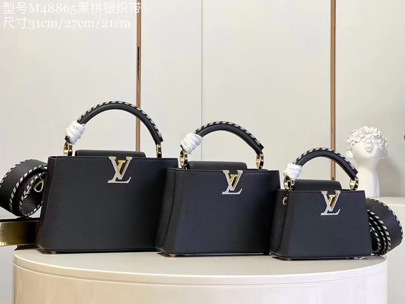 Front view of everyday-luxe signature women's handbag – women's luxury handbag