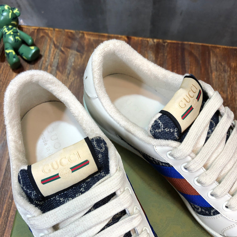 Gucci stone beige luxury sneakers view 4 chunky sole construction
