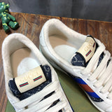 Gucci stone beige luxury sneakers view 4 chunky sole construction