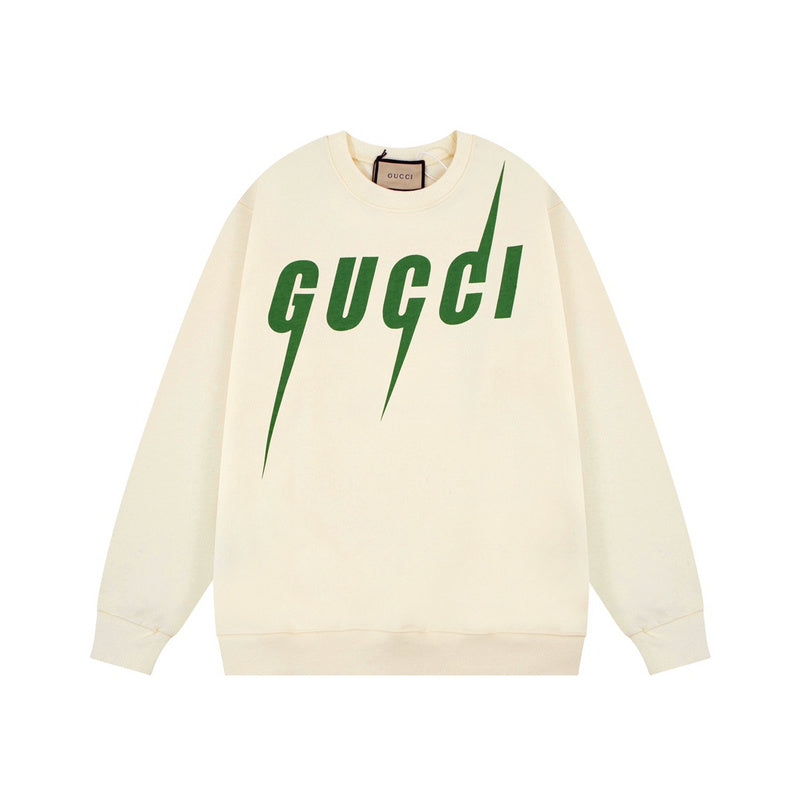 Front view of Gucci luxury clothing with tailored silhouette