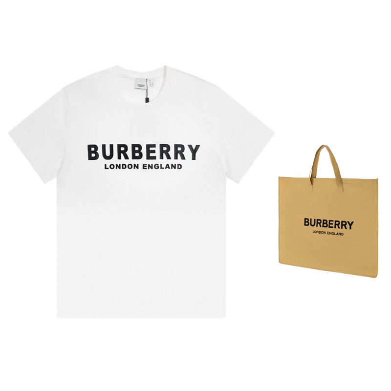 Burberry luxury t-shirt detail shot