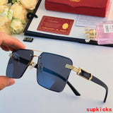 Angled view of Cartier unisex sunglasses