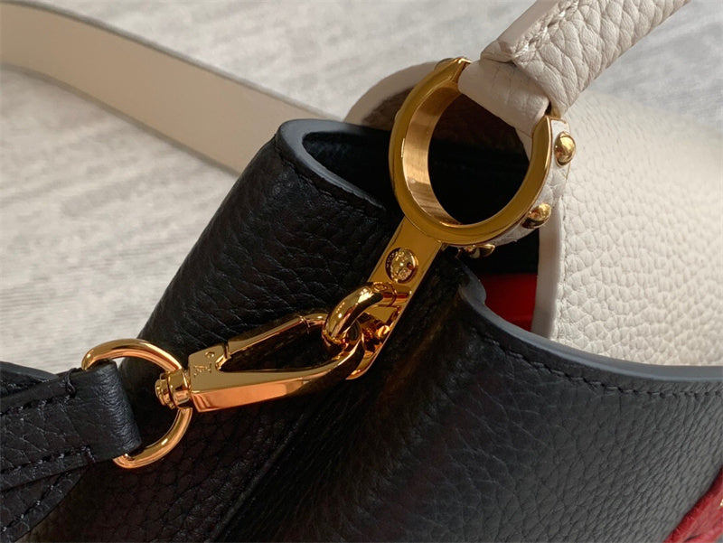  classic structured bag detail view showing craftsmanship 8