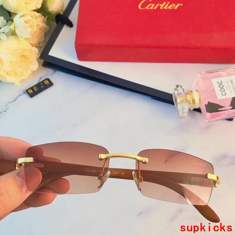 Full view of Cartier unisex sunglasses