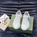 Gucci tonal black luxury sneakers view 7 classic court silhouette