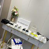 Givenchy Chocolate Brown Platform Heels - Back View
