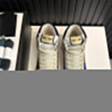 Gucci soft grey luxury sneakers view 5 classic court silhouette