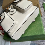 Back view of classic structured women's handbag – women's everyday handbag