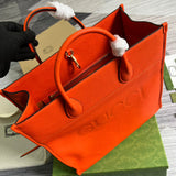 Interior view of refined structured women's handbag – women's statement bag