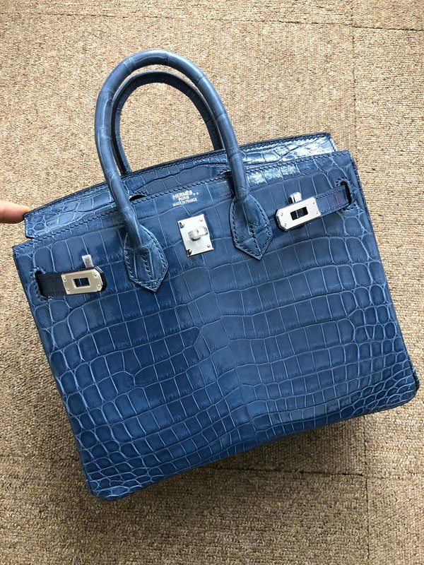 Close-up detail of polished bag design