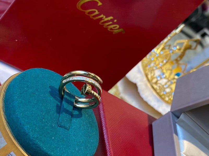 Front view of Cartier unisex jewelry piece