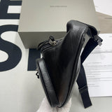 Timeless Vegan Leather Handbag - Signature Hardware Accents | Women's Statement Accessory #169 - back view (image 4) of designer-inspired handbag