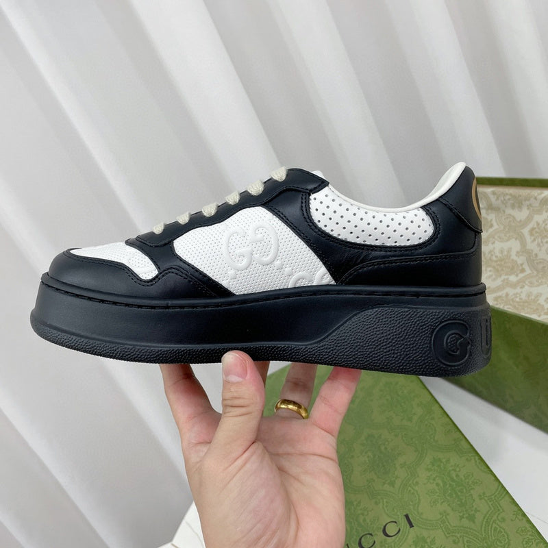 Gucci sneakers detailed view showing premium designer craftsmanship