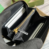 Side view of sleek structured handbag