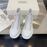 Alexander McQueen Tan Slip-On Sneakers - Angled View