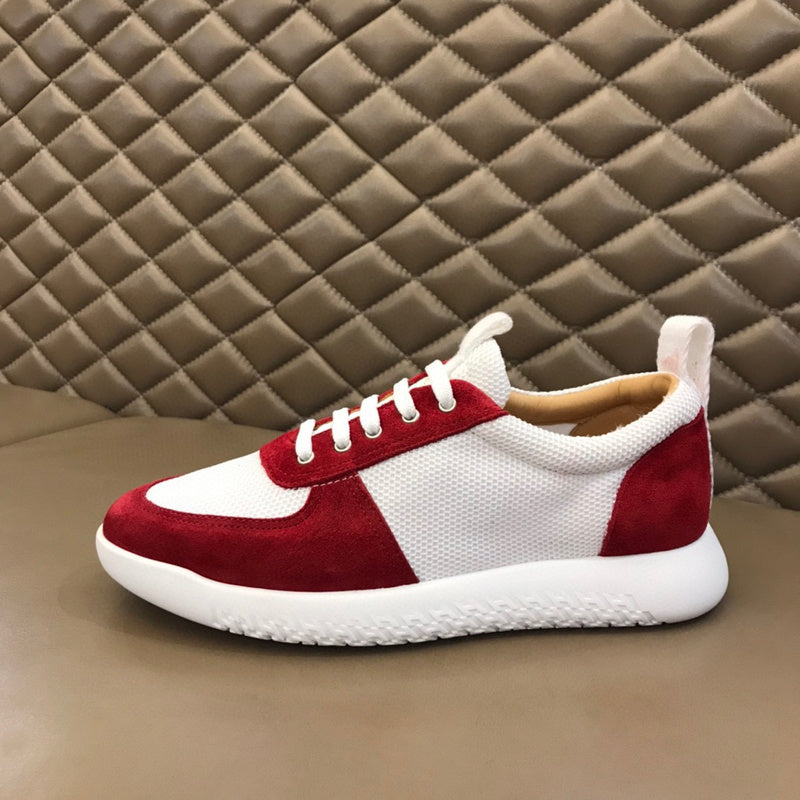 Hermès Chocolate Brown Low-Top Sneakers - Lifestyle Styling Shot