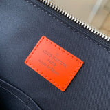 Interior view of premium classic women's handbag – women's statement bag