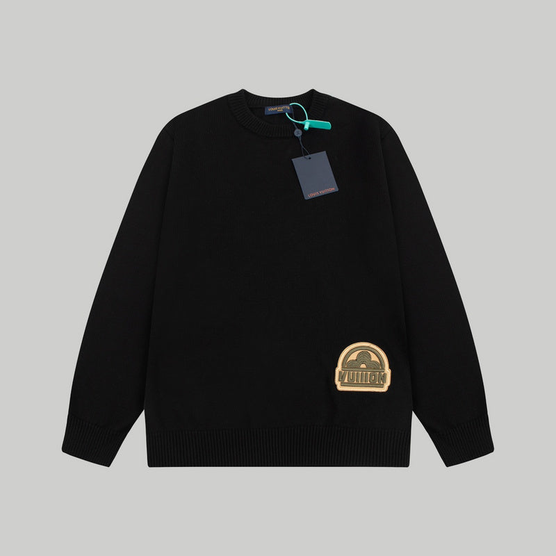 Side profile of Louis Vuitton luxury clothing with relaxed-fit cut