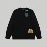 Side profile of Louis Vuitton luxury clothing with relaxed-fit cut