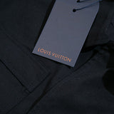 Back view of Louis Vuitton luxury clothing with streetwear-inspired cut