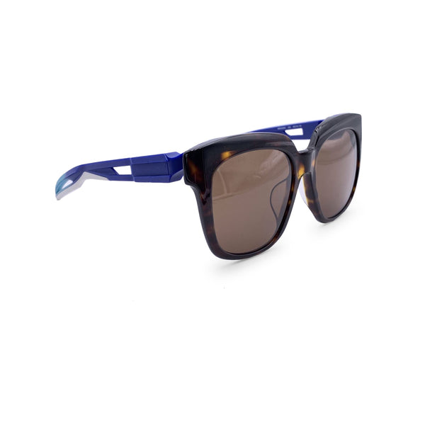 Balenciaga Brown Triples Squared Sunglasses Bb0025Sa 55/19 135Mm — Designer Fashion Sunglasses