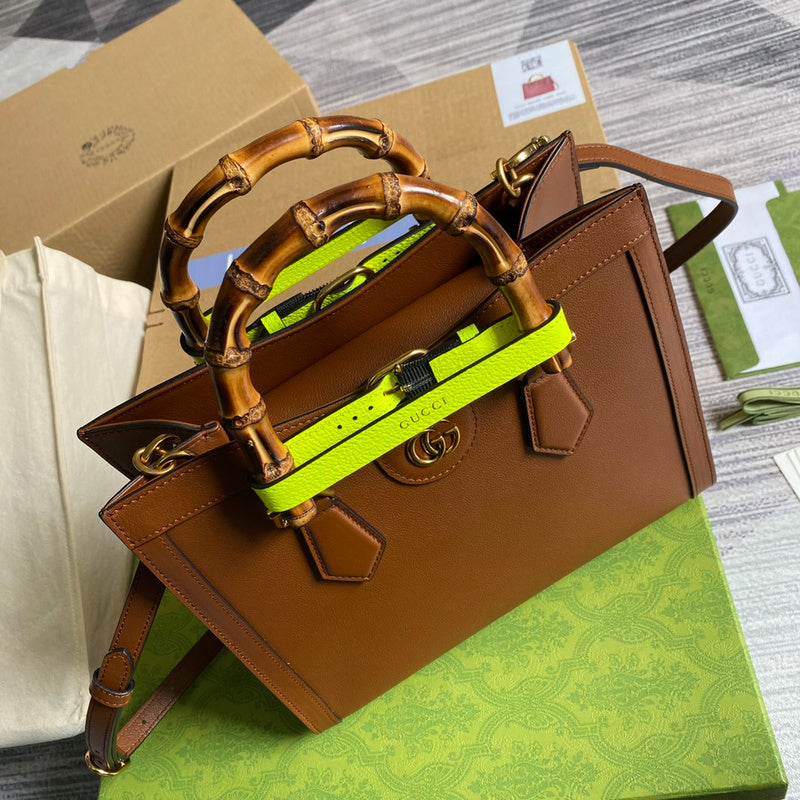 Top view of classic chic women's handbag – women's statement bag
