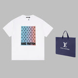 Back view of Louis Vuitton cotton t-shirt with contemporary cut