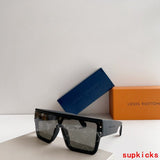 Side view of Louis Vuitton unisex sunglasses