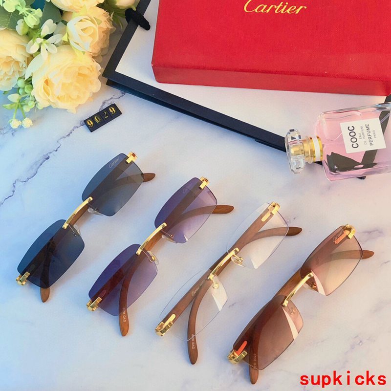 Lifestyle view of Cartier unisex sunglasses