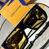 Side view of Louis Vuitton unisex sunglasses