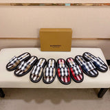 Burberry Burgundy Slip-On Sneakers - Back View