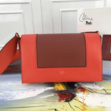Front view of classic polished women's handbag – women's luxury accessory