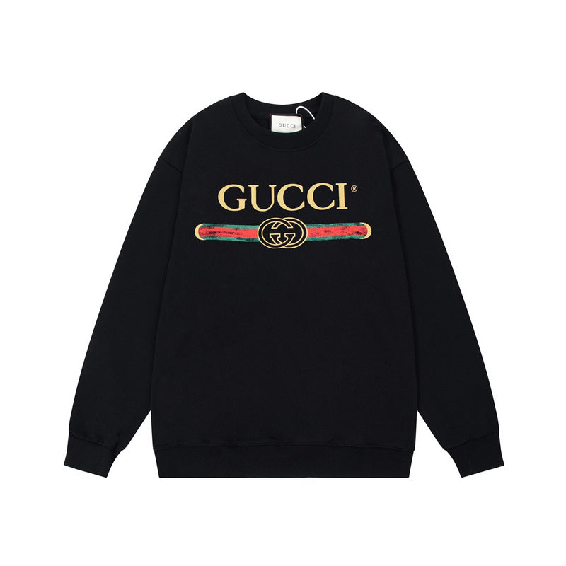 Back view of Gucci luxury clothing with relaxed-fit cut