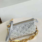 Close-up detail of statement refined women's handbag – women's premium purse