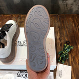 Alexander McQueen Nude High-Top Sneakers - Heel Detail View