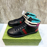Gucci fresh white-and-black luxury sneakers view 8 sleek tonal finish
