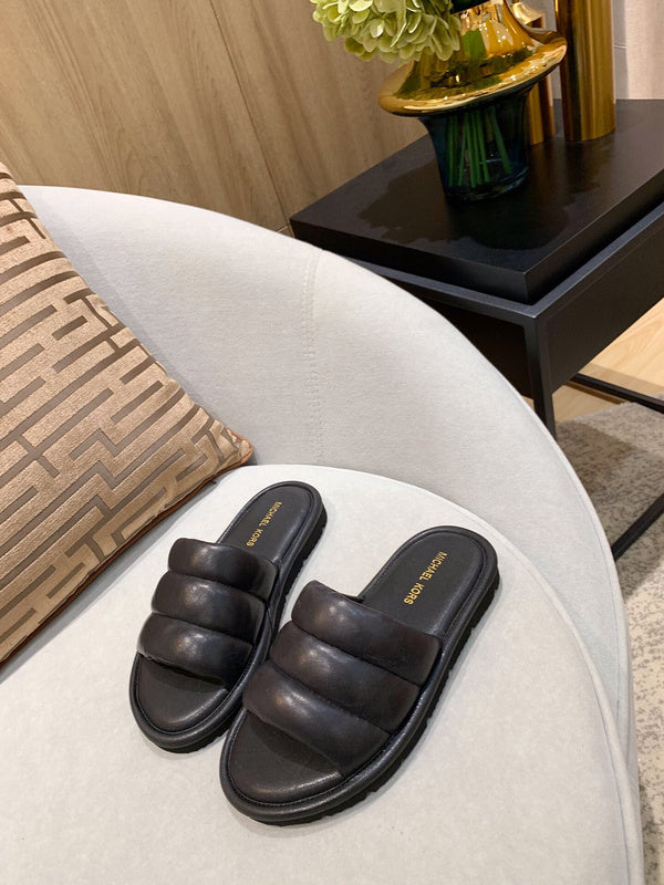Balenciaga Nude Block Heel Sandals - Sole Detail View
