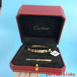Close-up detail view of Cartier unisex jewelry piece