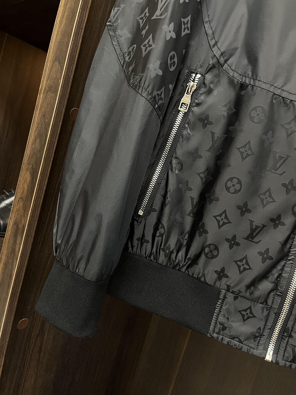 Back view of Louis Vuitton luxury clothing with runway-inspired design
