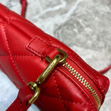 Refined Premium PU Leather Handbag - Signature Hardware Accents | Women's Designer-Inspired Purse #1045 - styled full view (image 7) of designer-inspired handbag