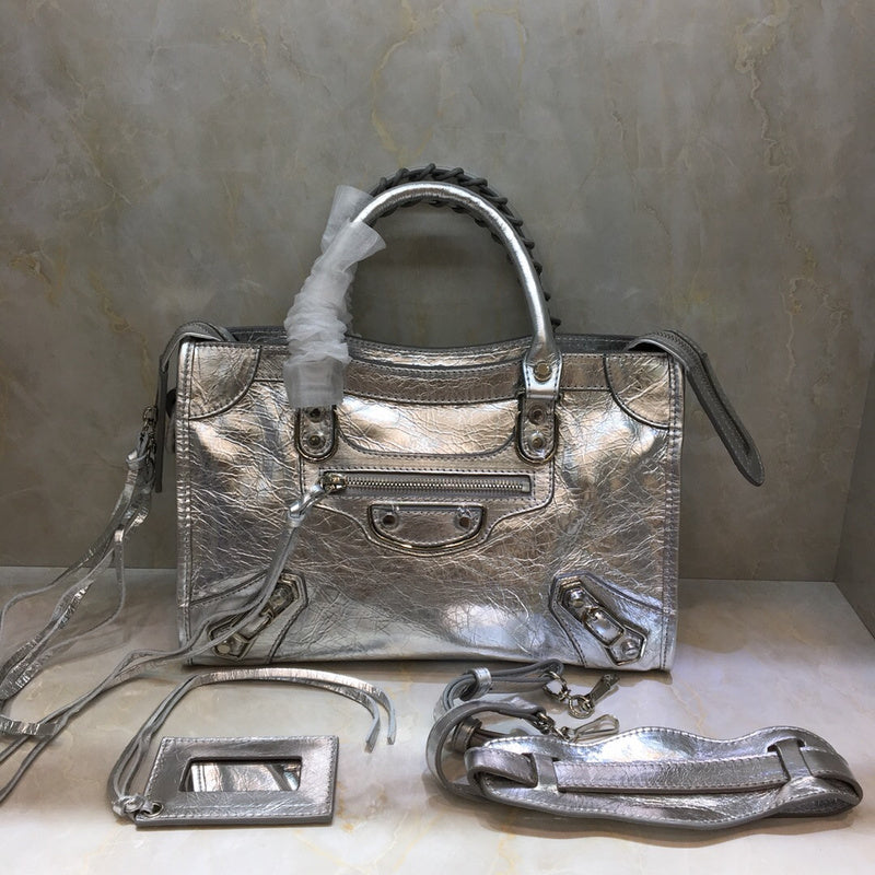 Structured Vegan Leather Handbag - Premium Craftsmanship Detailing | Women's Everyday Carry Handbag #968 - front view (image 1) of designer-inspired handbag
