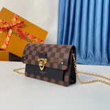 Close-up detail of sleek chic women's handbag – women's statement bag