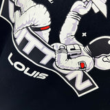 Front view of Louis Vuitton cotton t-shirt with monogram-inspired silhouette