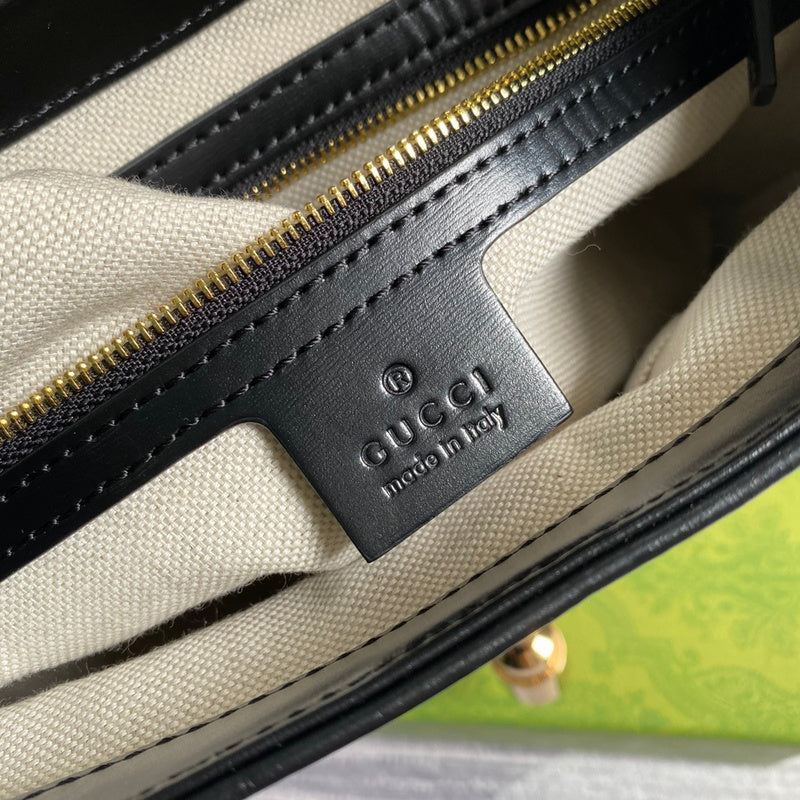 Side profile of signature elevated women's handbag – women's everyday handbag