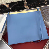 Close-up detail of premium polished women's handbag – women's designer-style accessory