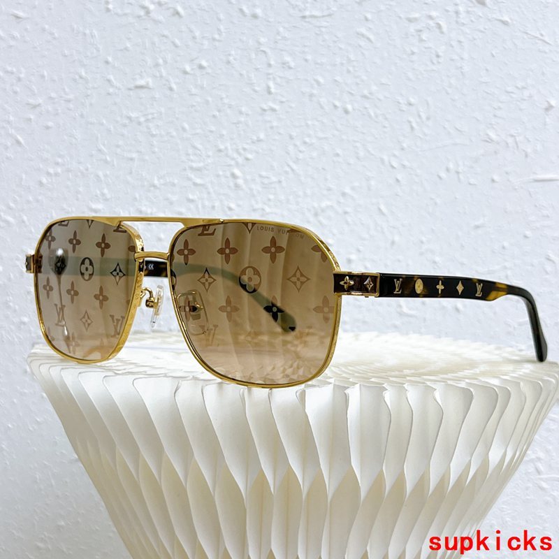 Angled view of Louis Vuitton unisex sunglasses