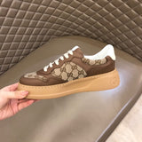 Gucci clean off-white luxury sneakers view 9 chunky sole construction