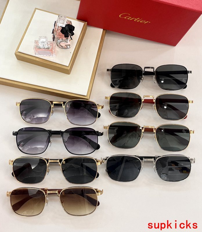 Lifestyle view of Cartier unisex sunglasses