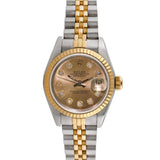Side view of Rolex women's watch
