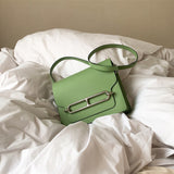 Close-up detail of modernist bag design